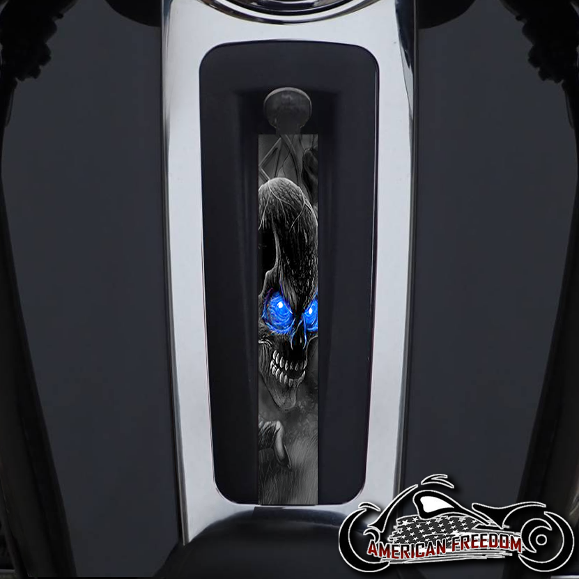 Harley Ultra Limited Dash Insert - Blue Zombie